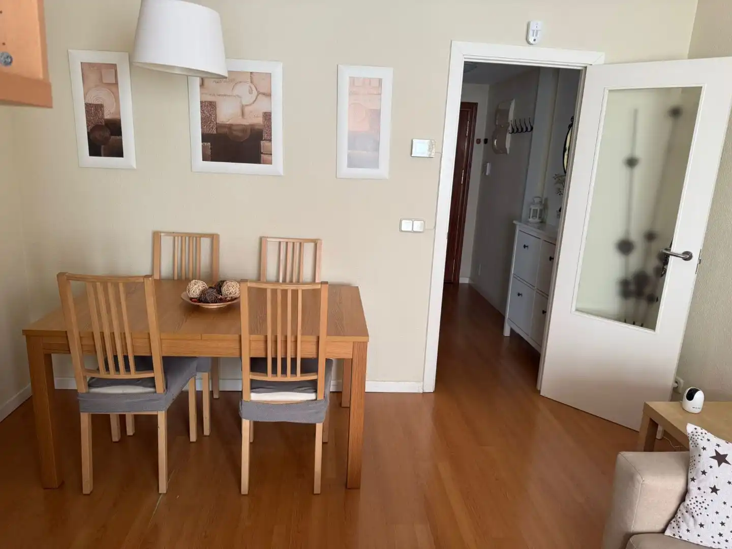 Comedor de Piso de alquiler en Madrid con Aire acondicionado, Calefacción y Parquet