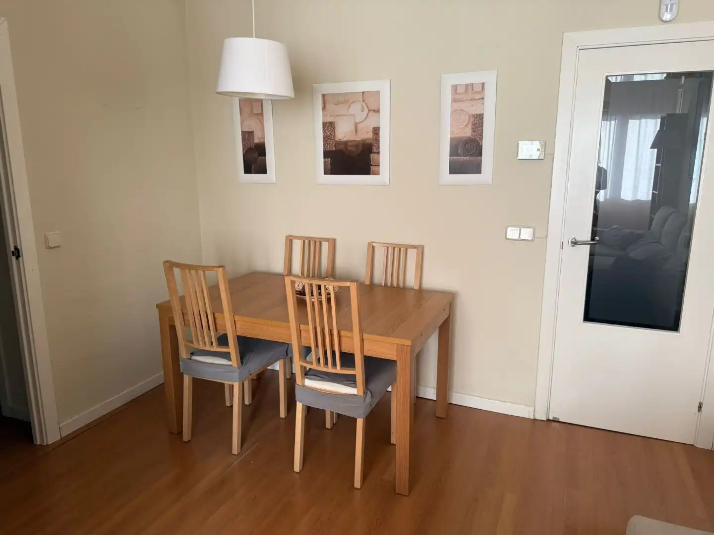 Comedor de Piso de alquiler en Madrid con Aire acondicionado, Calefacción y Parquet