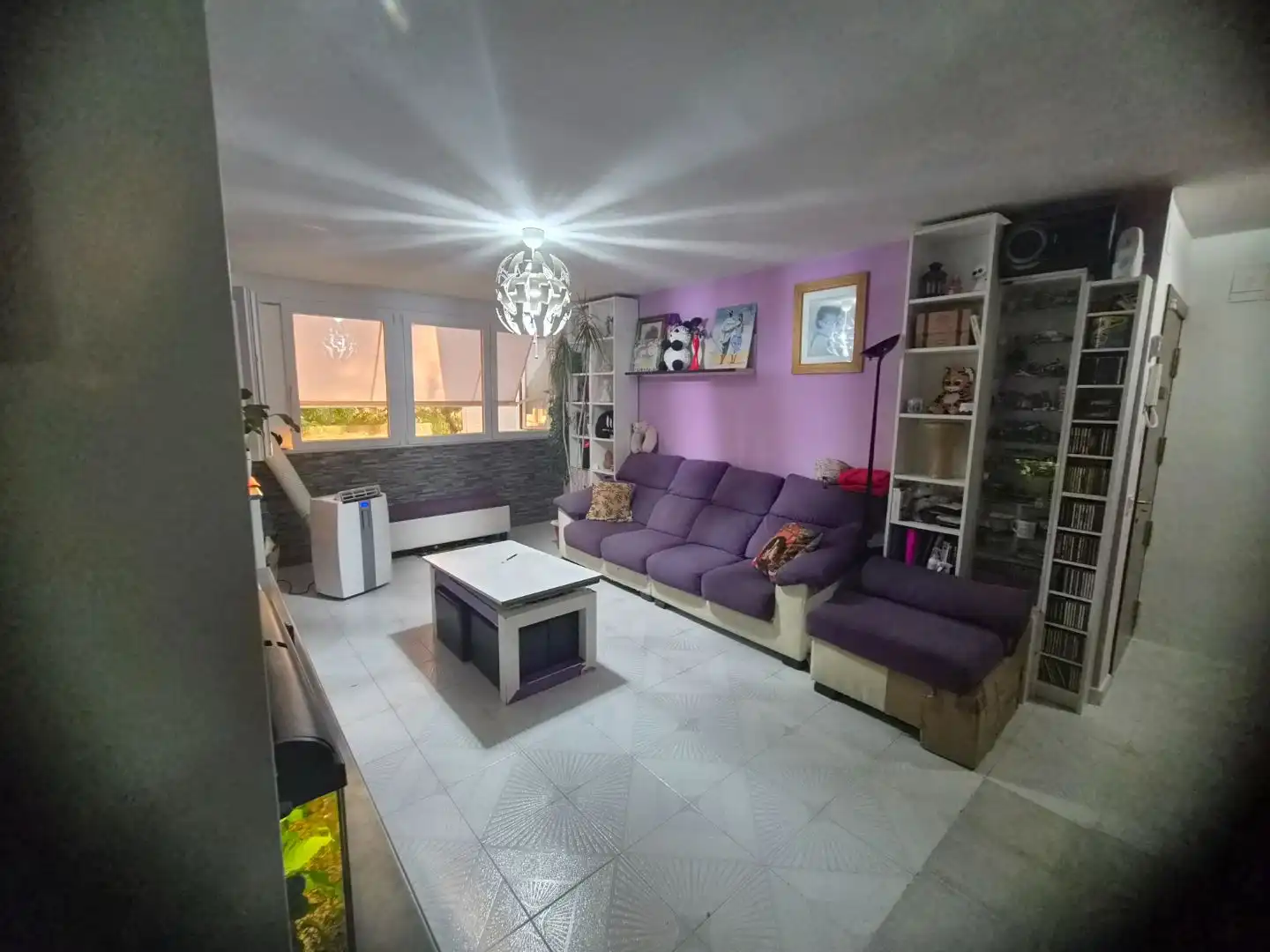 Wohnzimmer von Wohnung zum Verkauf in  Madrid Capital mit Klimaanlage und Terrasse