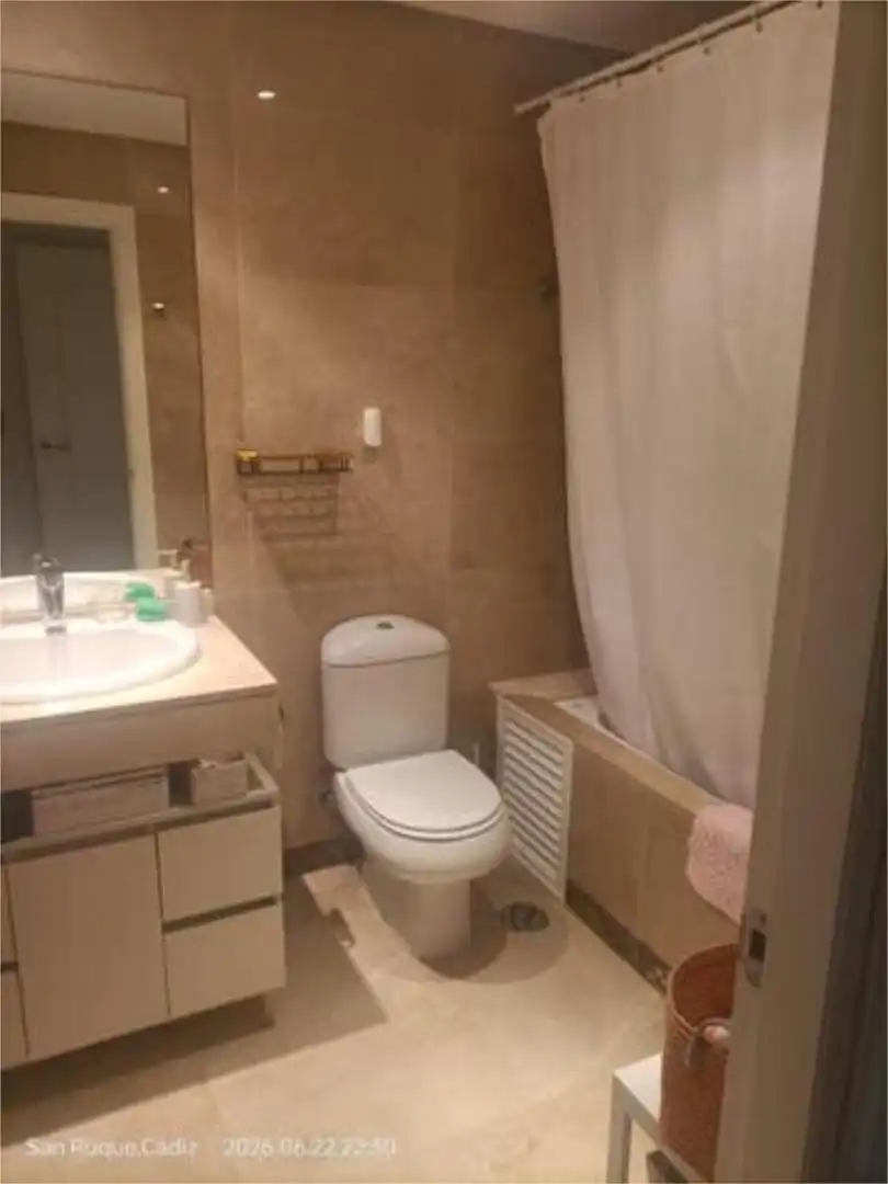 Bathroom of Apartments for rent in La Alcaidesa  with Terrace and Swimming Pool