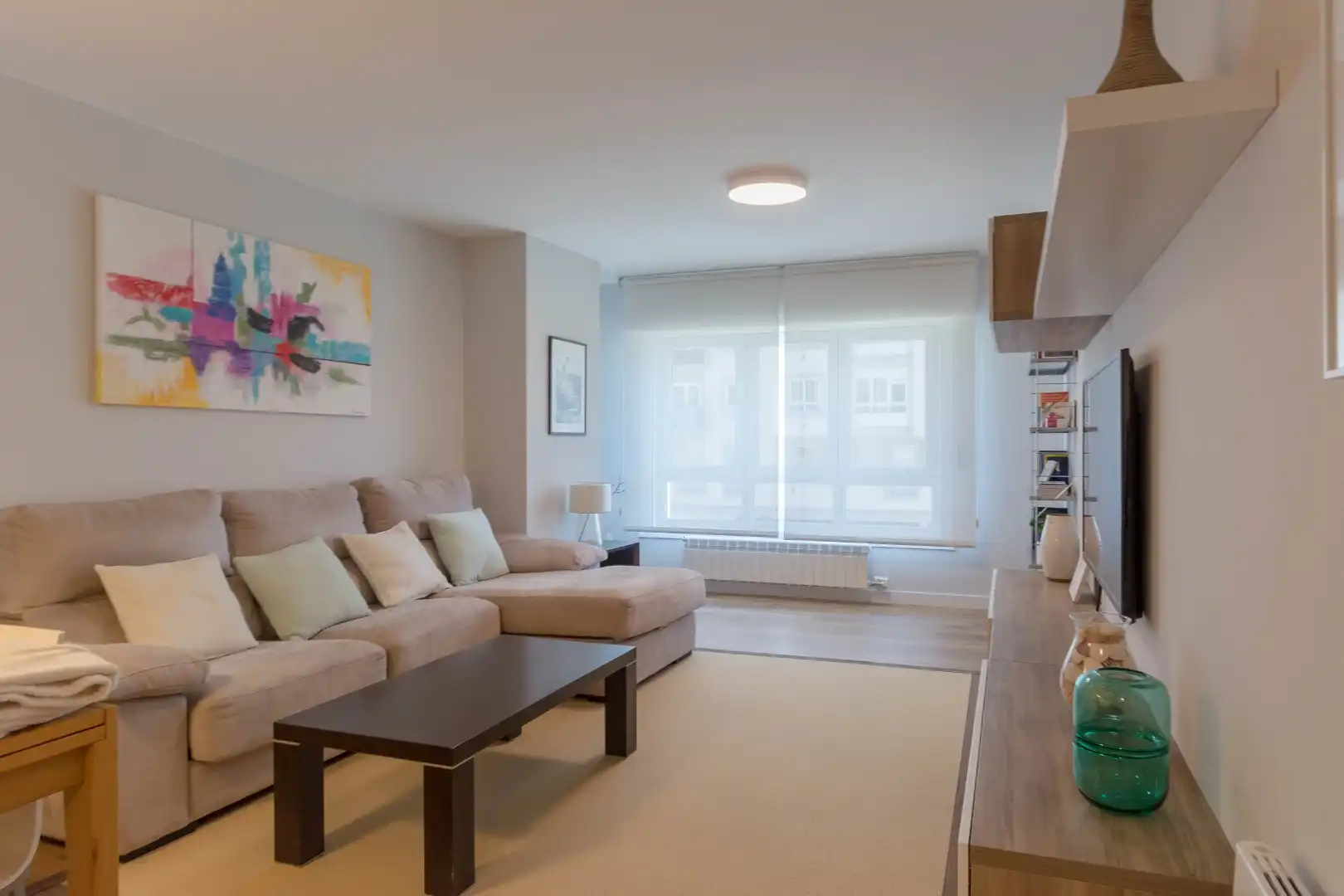 Piso en venta en Rua Enrique Mariñas Romero, 202, Someso - Matogrande Sala de estar de Piso en venta en A Coruña Capital con Calefacción, Parquet y Trastero