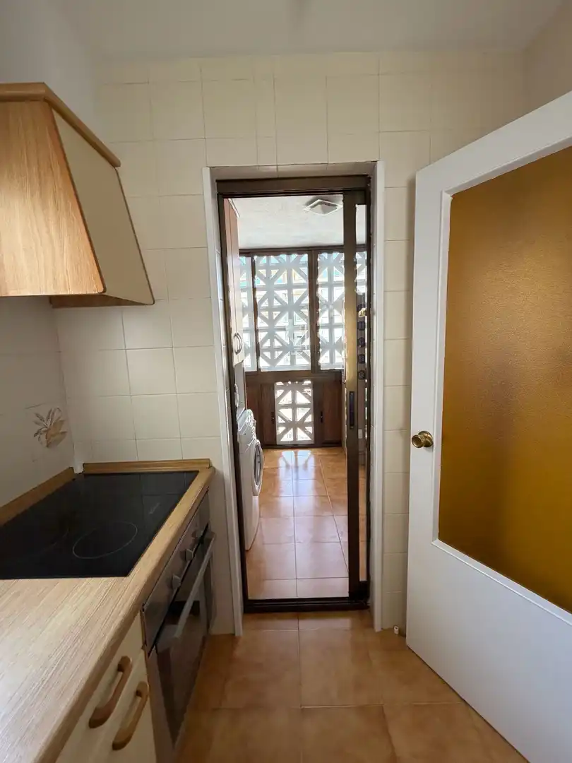 Küche von Wohnung zur Miete in Finestrat mit Klimaanlage, Privatgarten und Schwimmbad