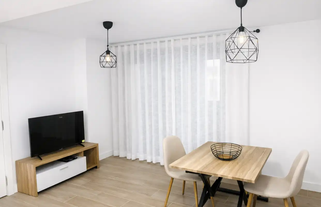 Flat for rent in Avenida de la Marina Española, 26, La Flota Living room of Flat for rent in Murcia with Air Conditioner, Heating and Private garden