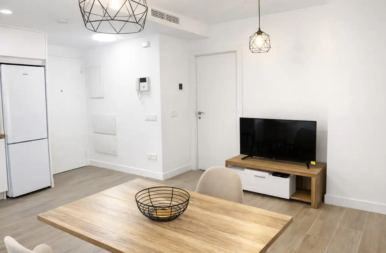 Flat for rent in Avenida de la Marina Española, 26, La Flota Living room of Flat for rent in Murcia with Air Conditioner, Heating and Private garden