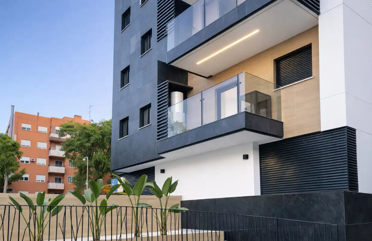 Flat for rent in Avenida de la Marina Española, 26, La Flota Exterior view of Flat for rent in Murcia with Air Conditioner, Heating and Private garden