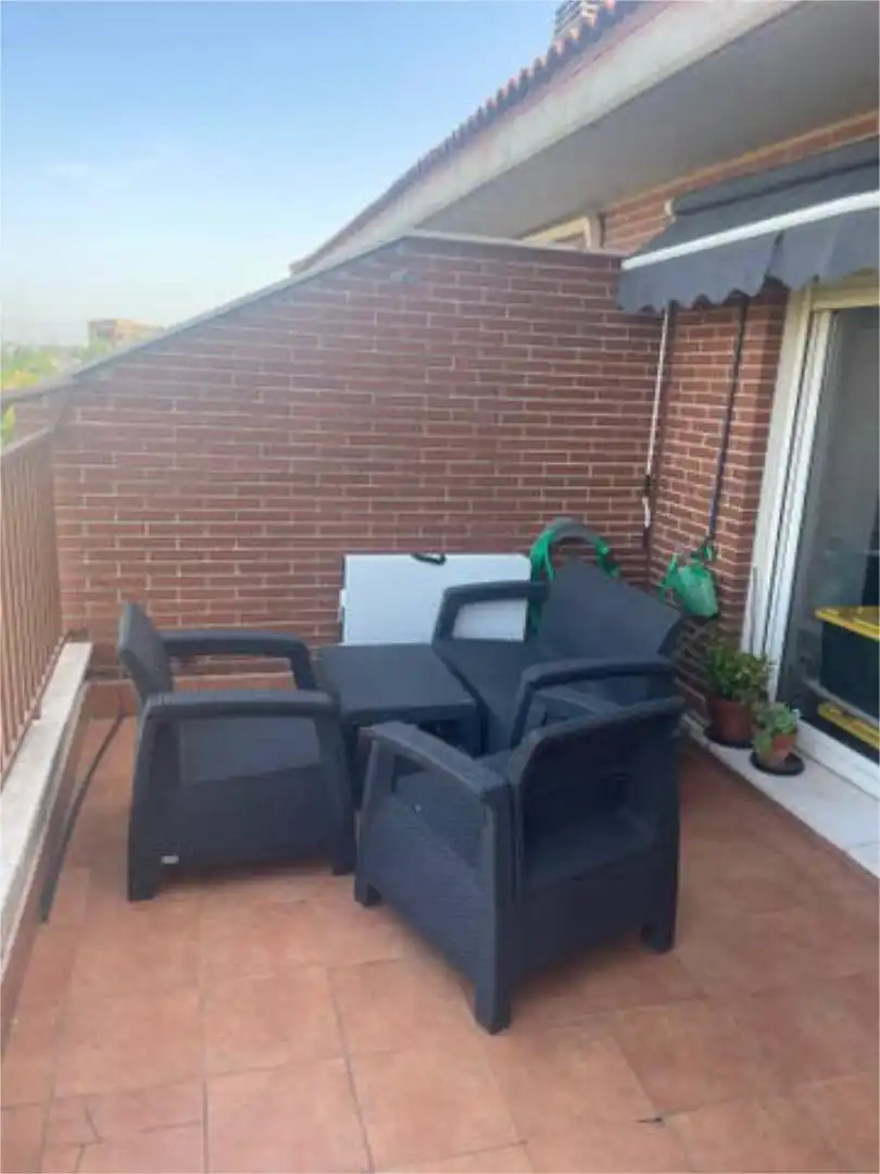 Terrassa de Àtic de lloguer en Madrid amb Calefacció, Jardí privat i Terrassa