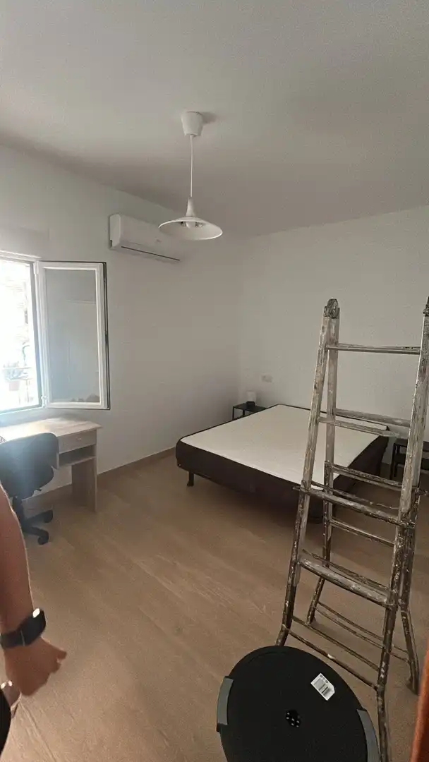 Zimmer in Calle Valencia, 1, La Morería Schlafzimmer von Wohnung zur untervermieten in Ciudad Real mit Klimaanlage, Heizung und Parkett