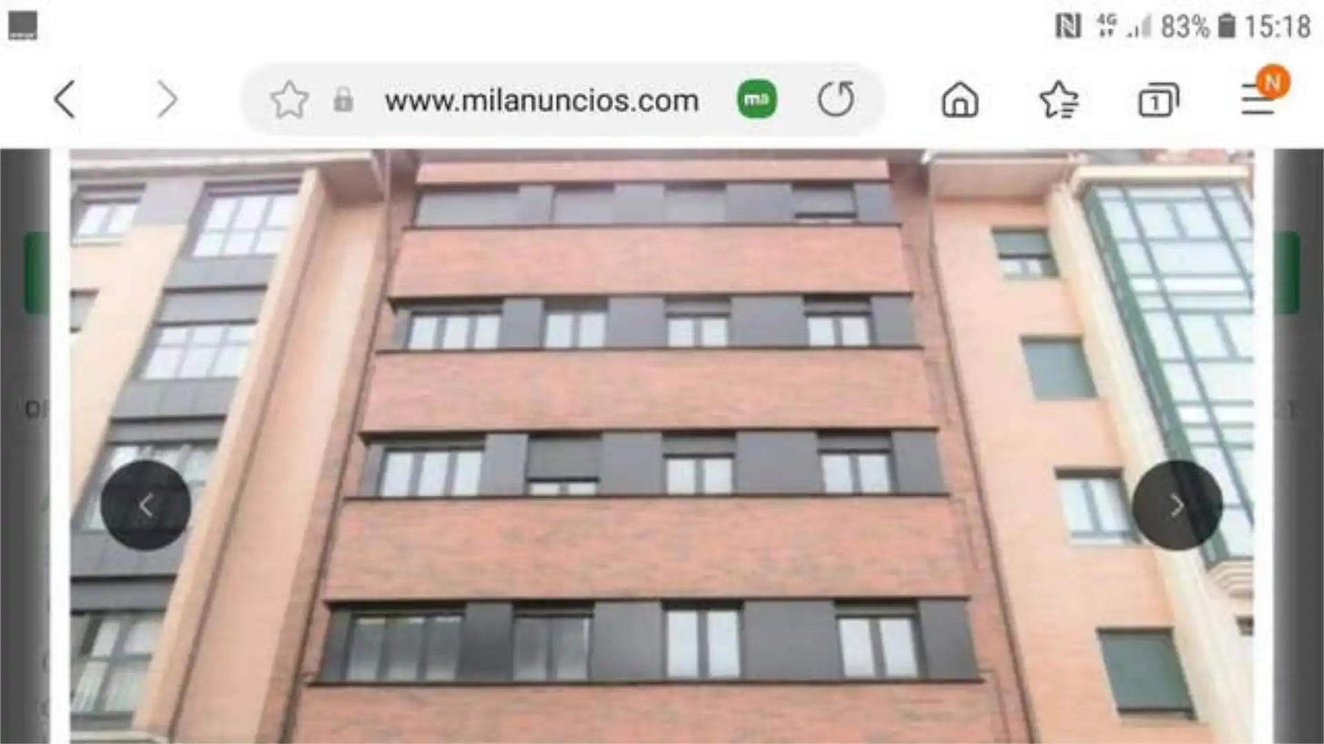 Flat for rent in La Felguera Exterior view of Flat for rent in Langreo with Heating and Furnished