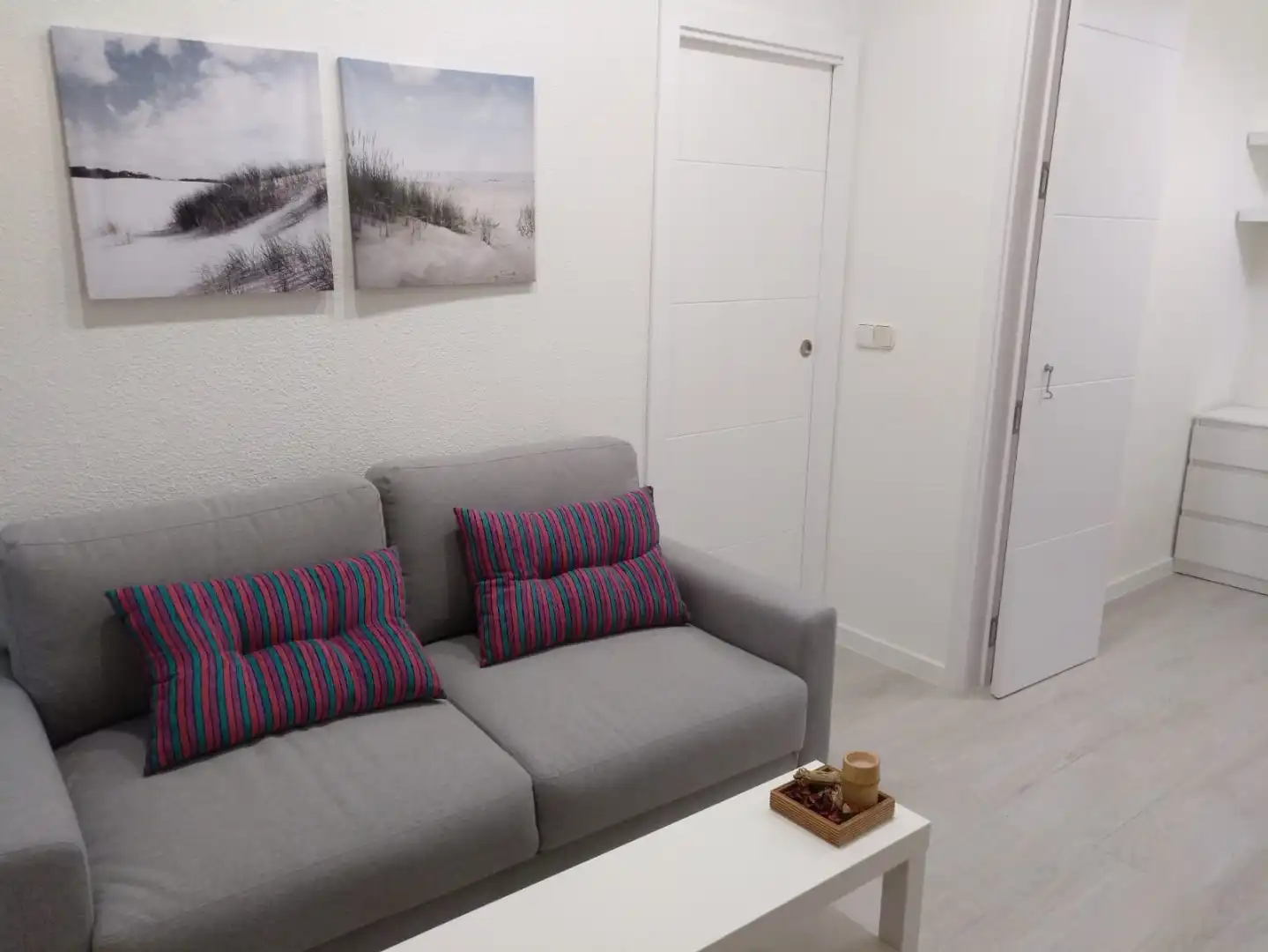 Sala de estar de Piso en venta en  Madrid Capital con Aire acondicionado