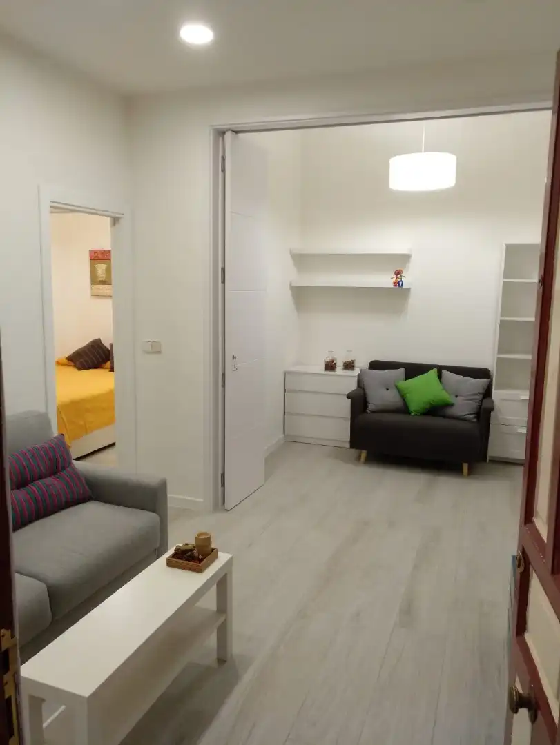 Sala de estar de Piso en venta en  Madrid Capital con Aire acondicionado