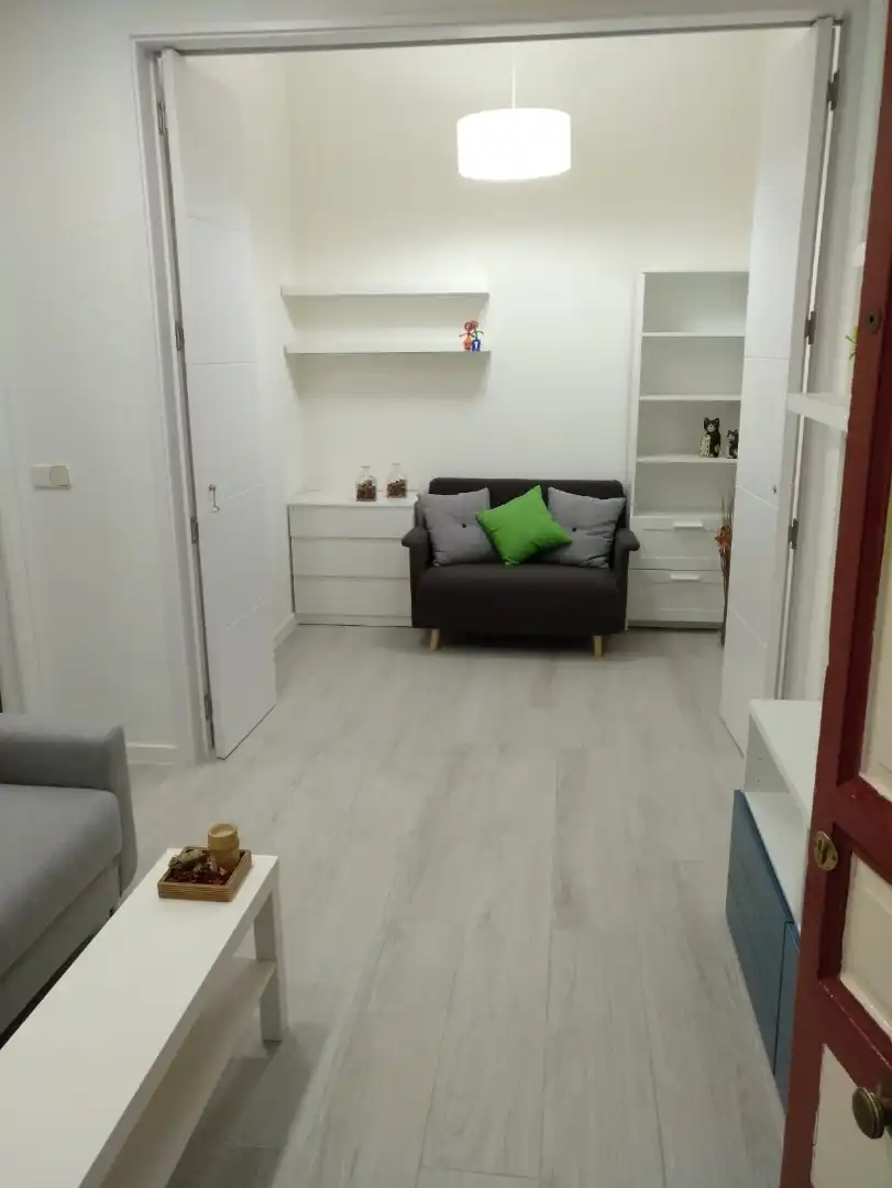 Sala de estar de Piso en venta en  Madrid Capital con Aire acondicionado