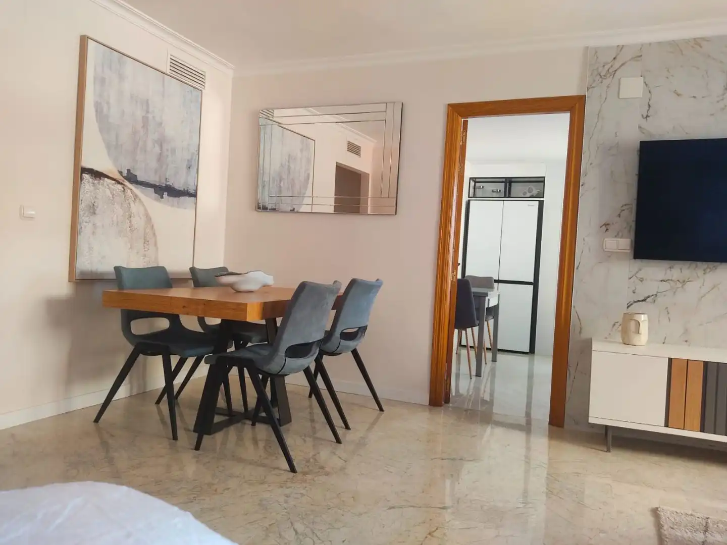 Dining room of Flat for rent in Roquetas de Mar  with Air Conditioner, Heating and Terrace