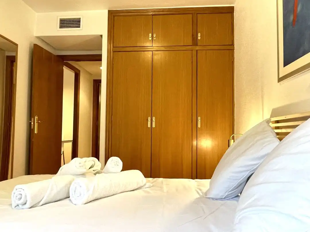 Flat for rent in Calle Jumilla, 16, El Carmen Bedroom of Flat for rent in Murcia with Air Conditioner, Heating and Parquet flooring