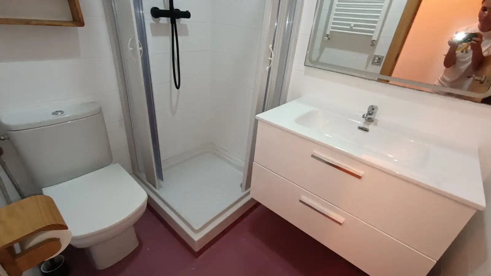 Piso de alquiler en Carrer de Cantàbria, 51, Sant Martí de Provençals Baño de Piso de alquiler en Barcelona con Aire acondicionado, Calefacción y Parquet