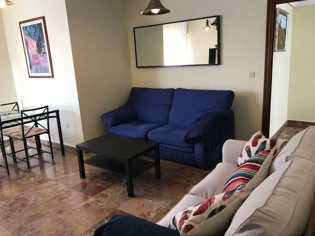 Piso de alquiler en Plaza de la Estación, 3, Vallesequillo Sala de estar de Piso de alquiler en Jerez de la Frontera con Aire acondicionado, Calefacción y Amueblado