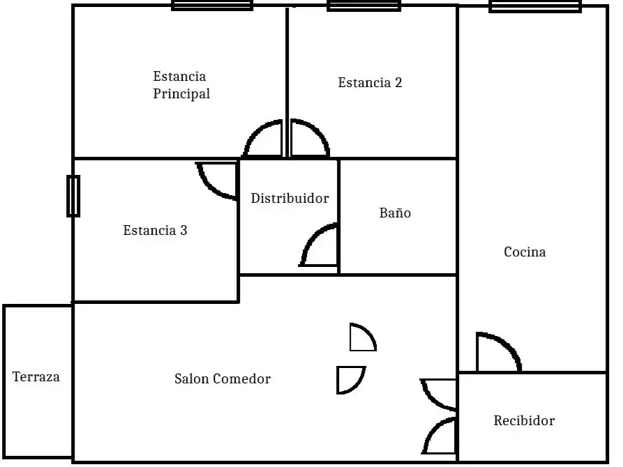 Flat for rent in Sevilla  with Air Conditioner, Heating and Terrace