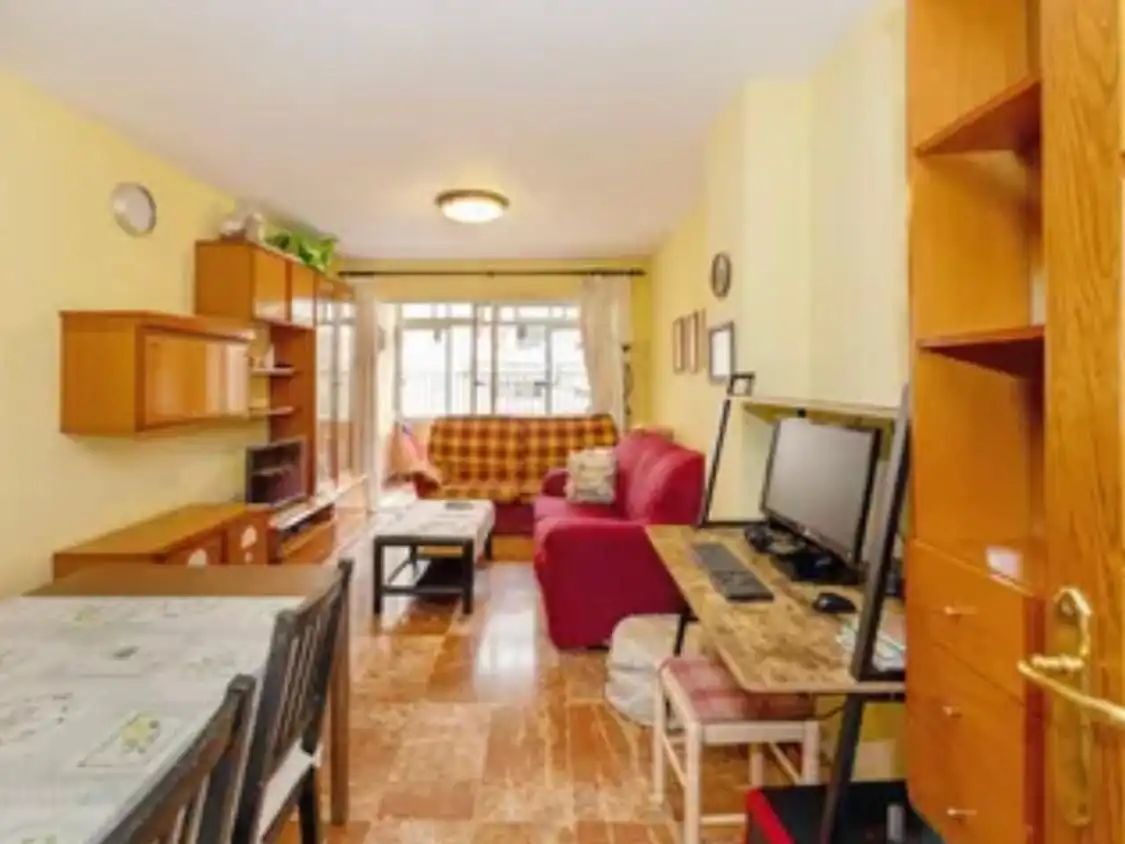 Living room of Flat for sale in Málaga Capital  with Terrace and Swimming Pool
