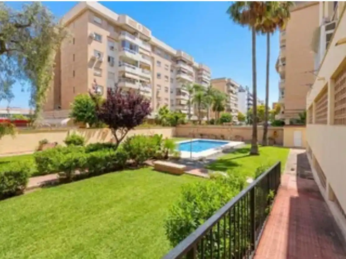 Exterior view of Flat for sale in Málaga Capital  with Terrace and Swimming Pool
