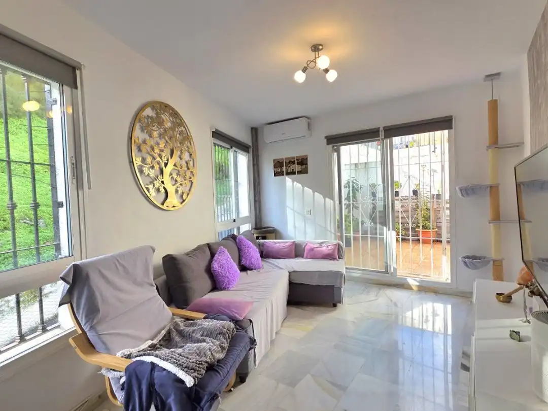 Flat for sale in Calle Toro, 1, Álora Living room of Flat for sale in Álora with Air Conditioner and Terrace