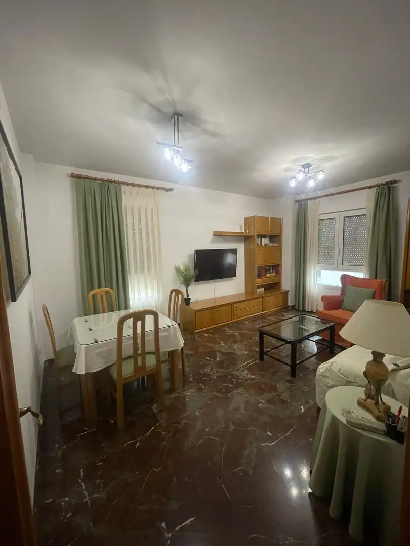 Piso de alquiler en Avenida Constitución, 3, Oeste Sala de estar de Piso de alquiler en Mérida con Aire acondicionado, Calefacción y Trastero