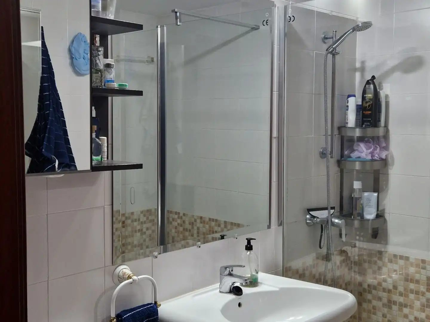 Baño de Piso de alquiler en Madrid con Aire acondicionado, Calefacción y Jardín privado