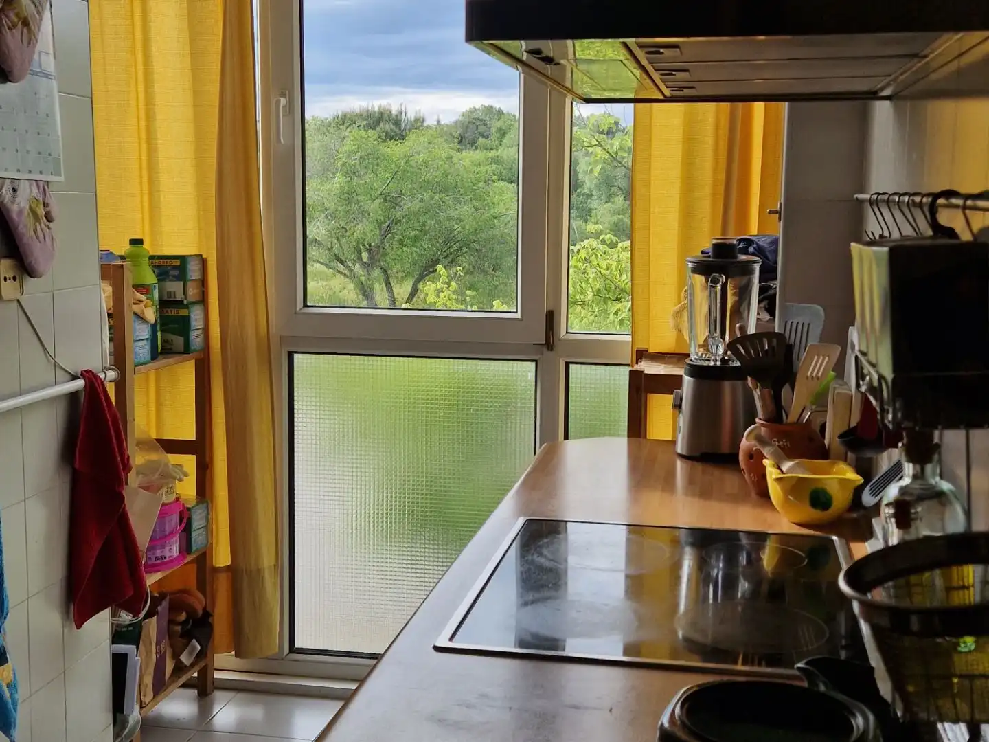 Cocina de Piso de alquiler en Madrid con Aire acondicionado, Calefacción y Jardín privado