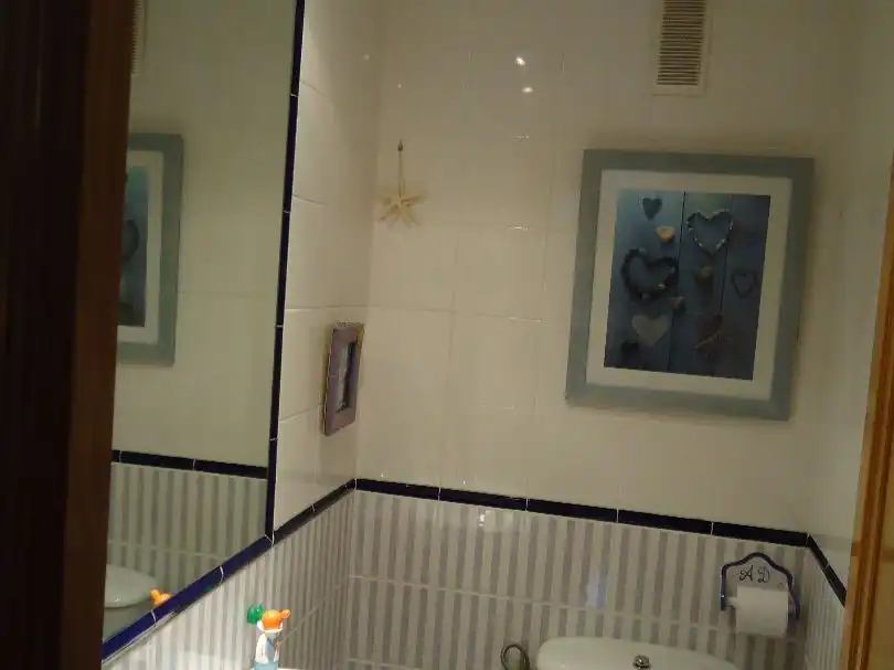 Bathroom of Flat for rent in  Madrid Capital  with Air Conditioner, Terrace and Swimming Pool