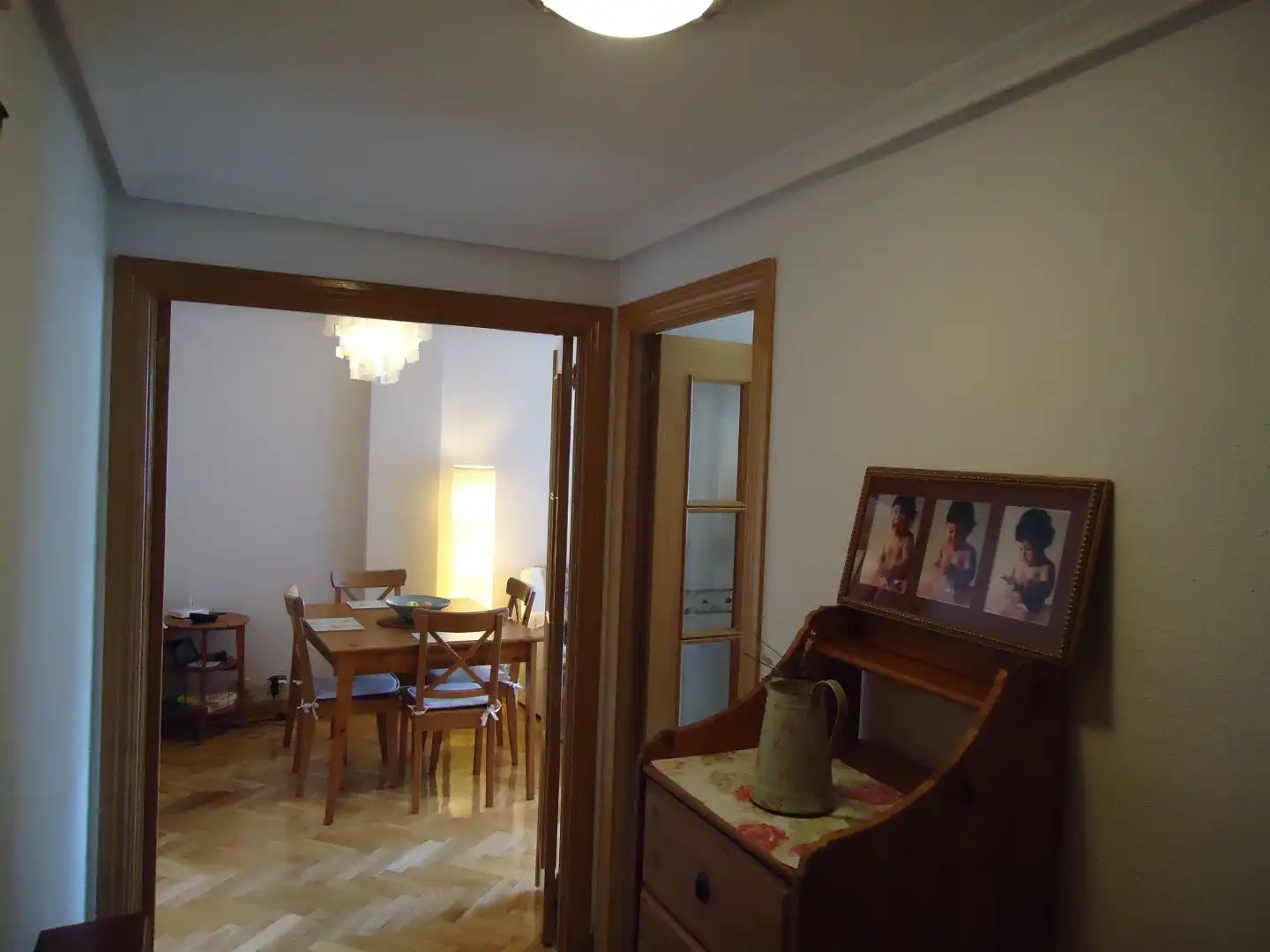 Dining room of Flat for rent in  Madrid Capital  with Air Conditioner, Terrace and Swimming Pool