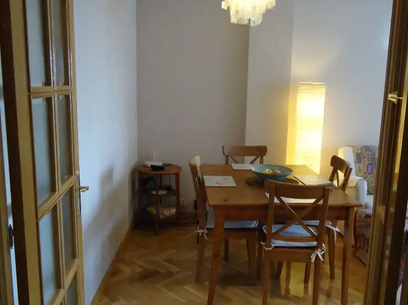 Dining room of Flat for rent in  Madrid Capital  with Air Conditioner, Terrace and Swimming Pool