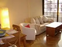 Living room of Flat for rent in  Madrid Capital  with Air Conditioner, Terrace and Swimming Pool