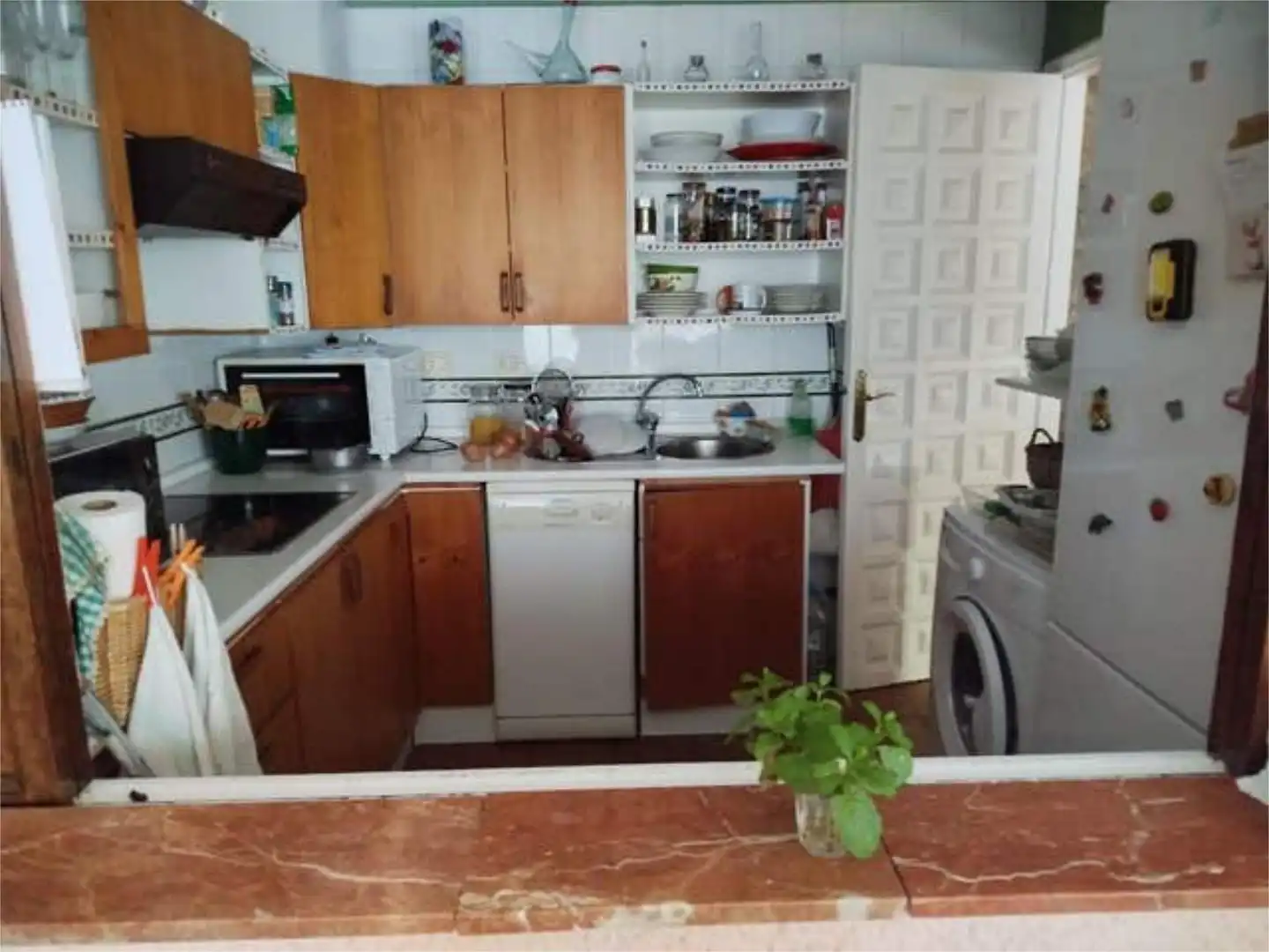 Cuina de Casa adosada de lloguer en Los Realejos amb Jardí privat i Terrassa