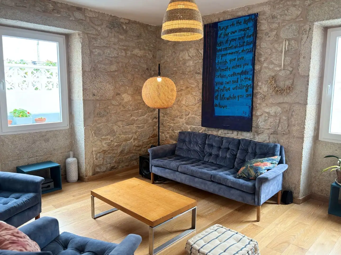 Casa o xalet en venda a Rúa do Falcato, 15, Corrubedo Sala d'estar de Casa o xalet en venda en Ribeira amb Calefacció, Parquet i Terrassa