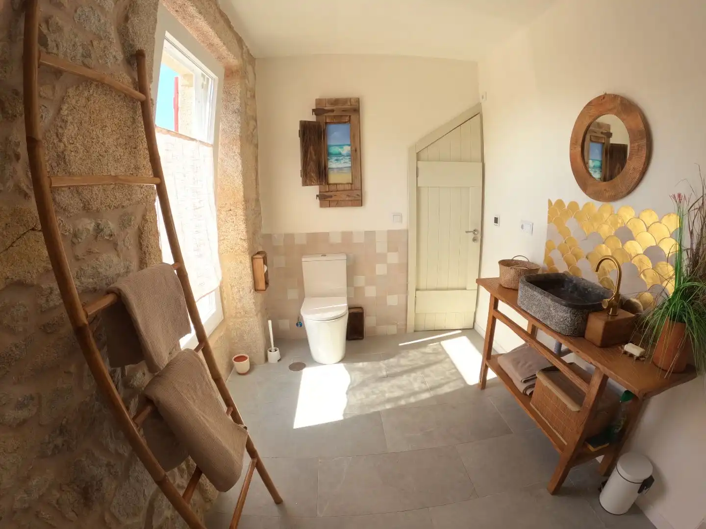 Casa o xalet en venda a Rúa do Falcato, 15, Corrubedo Bany de Casa o xalet en venda en Ribeira amb Calefacció, Parquet i Terrassa