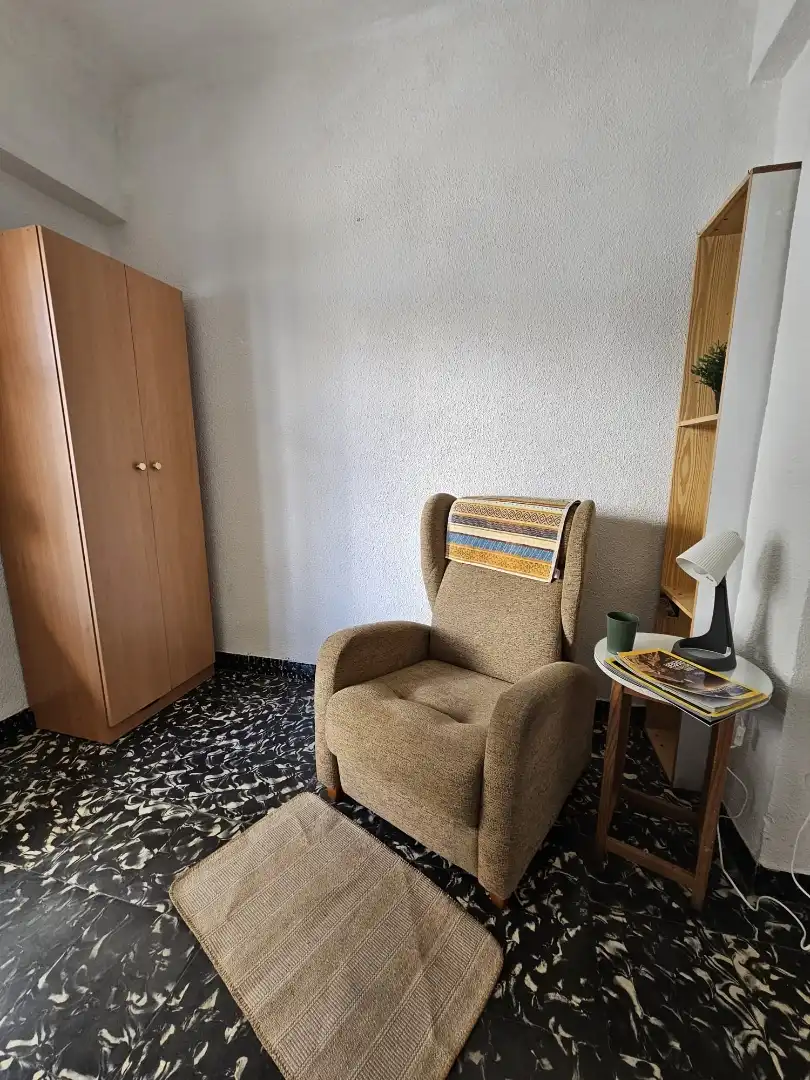 Living room of Flat for rent in Elda  with Air Conditioner, Terrace and Furnished