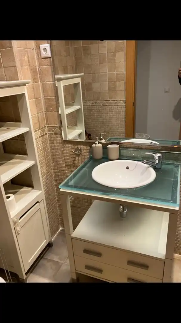 Badezimmer von Wohnung zum Verkauf in Málaga Capital mit Klimaanlage