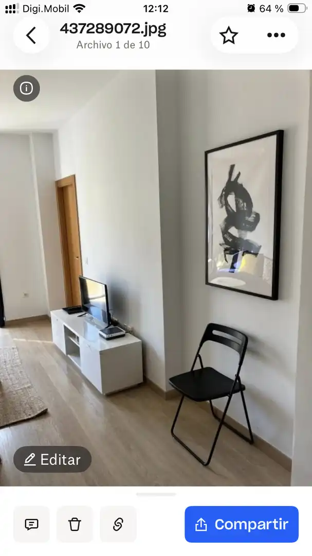Wohnzimmer von Wohnung zum Verkauf in Málaga Capital mit Klimaanlage