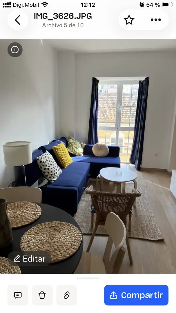 Wohnzimmer von Wohnung zum Verkauf in Málaga Capital mit Klimaanlage