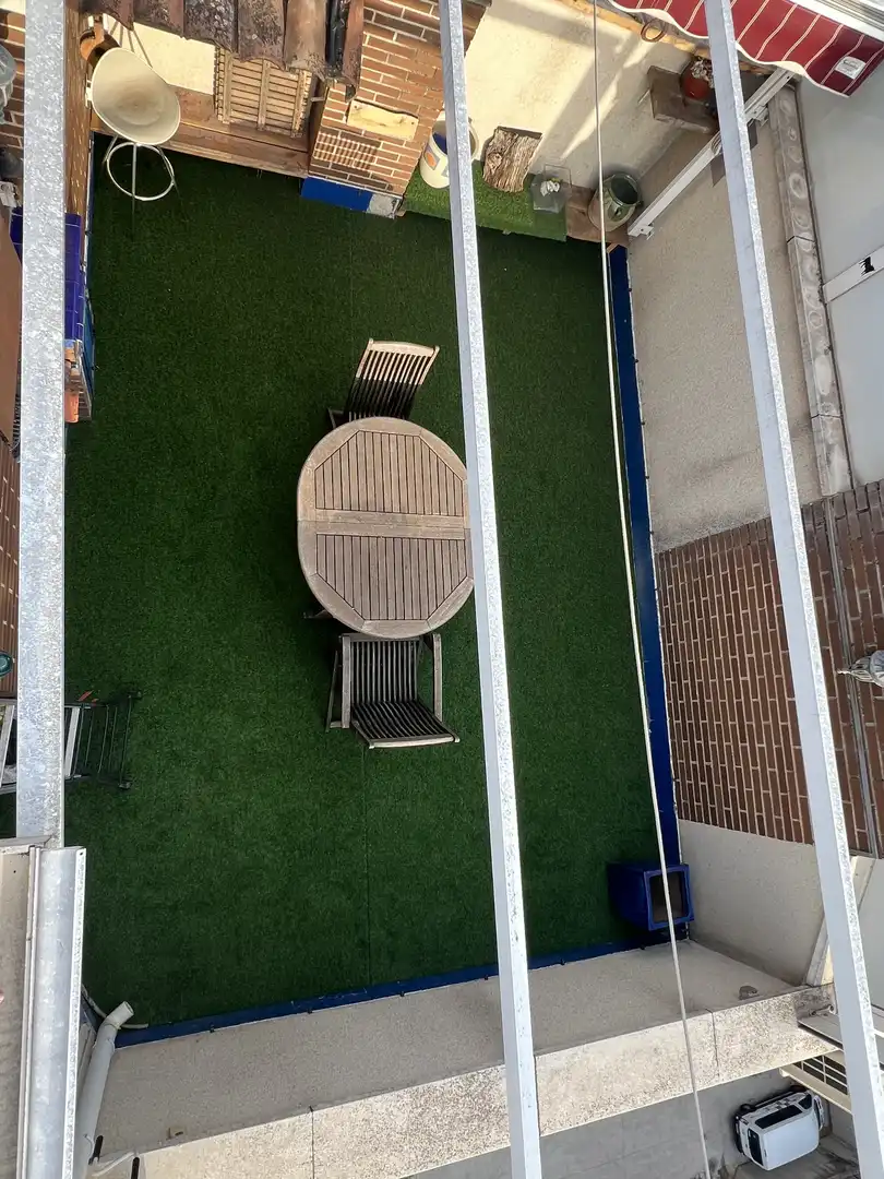 Terraza de Piso de alquiler en Madrid con Aire acondicionado, Calefacción y Jardín privado