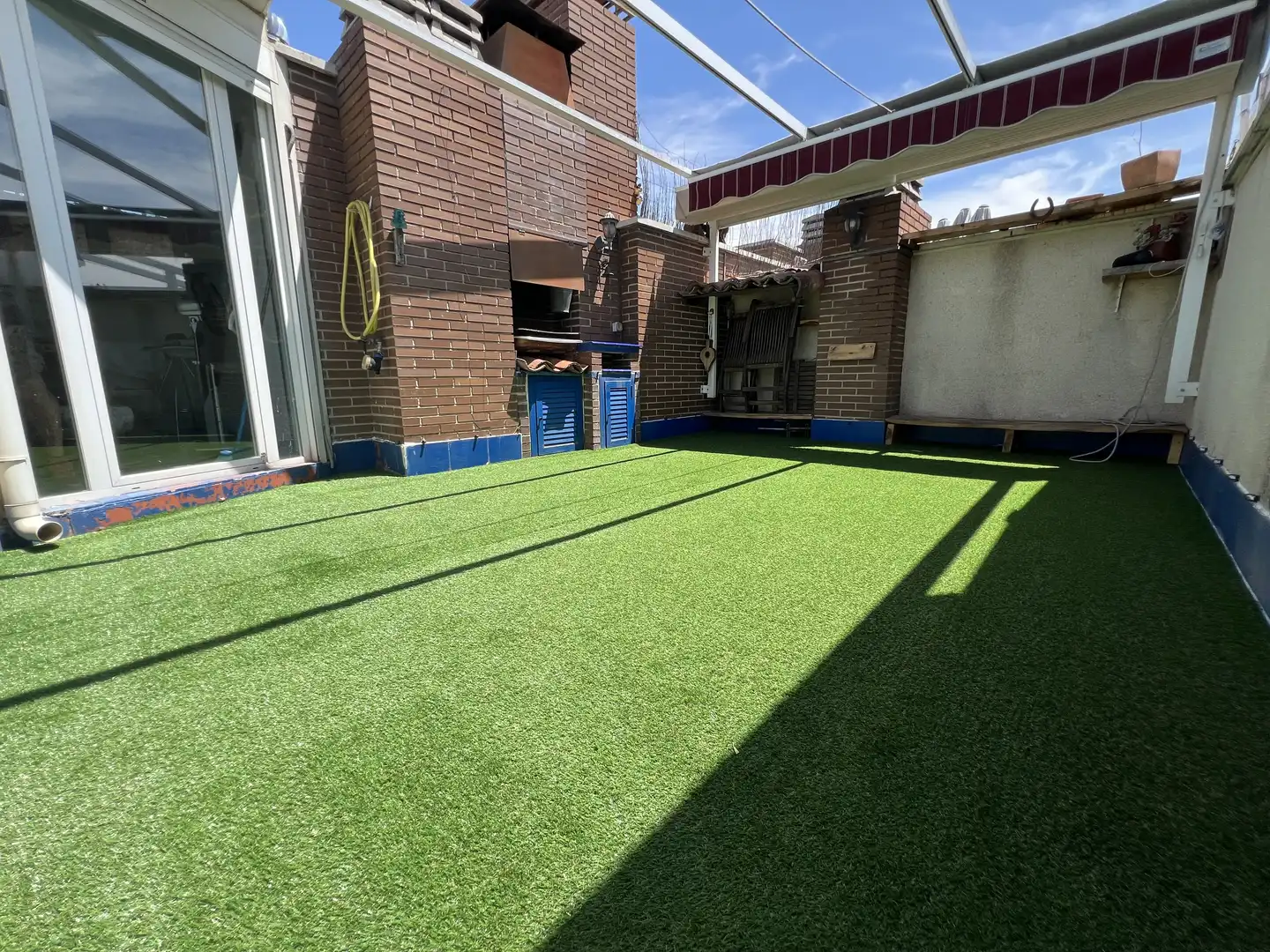 Terraza de Piso de alquiler en Madrid con Aire acondicionado, Calefacción y Jardín privado