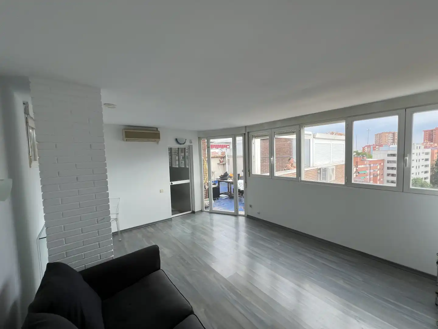 Terraza de Piso de alquiler en Madrid con Aire acondicionado, Calefacción y Jardín privado