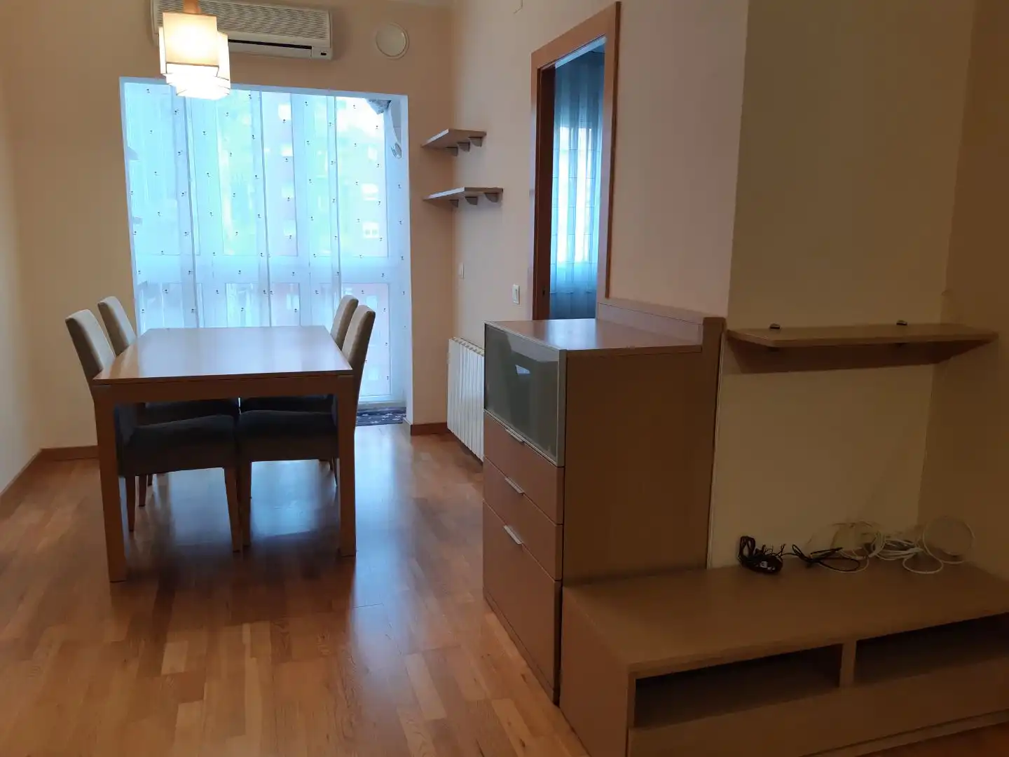 Sala d'estar de Pis de lloguer en Barcelona amb Aire condicionat, Calefacció i Parquet