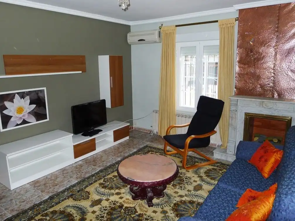 Living room of Flat for share in Madrid  with Air Conditioner, Heating and Storage room