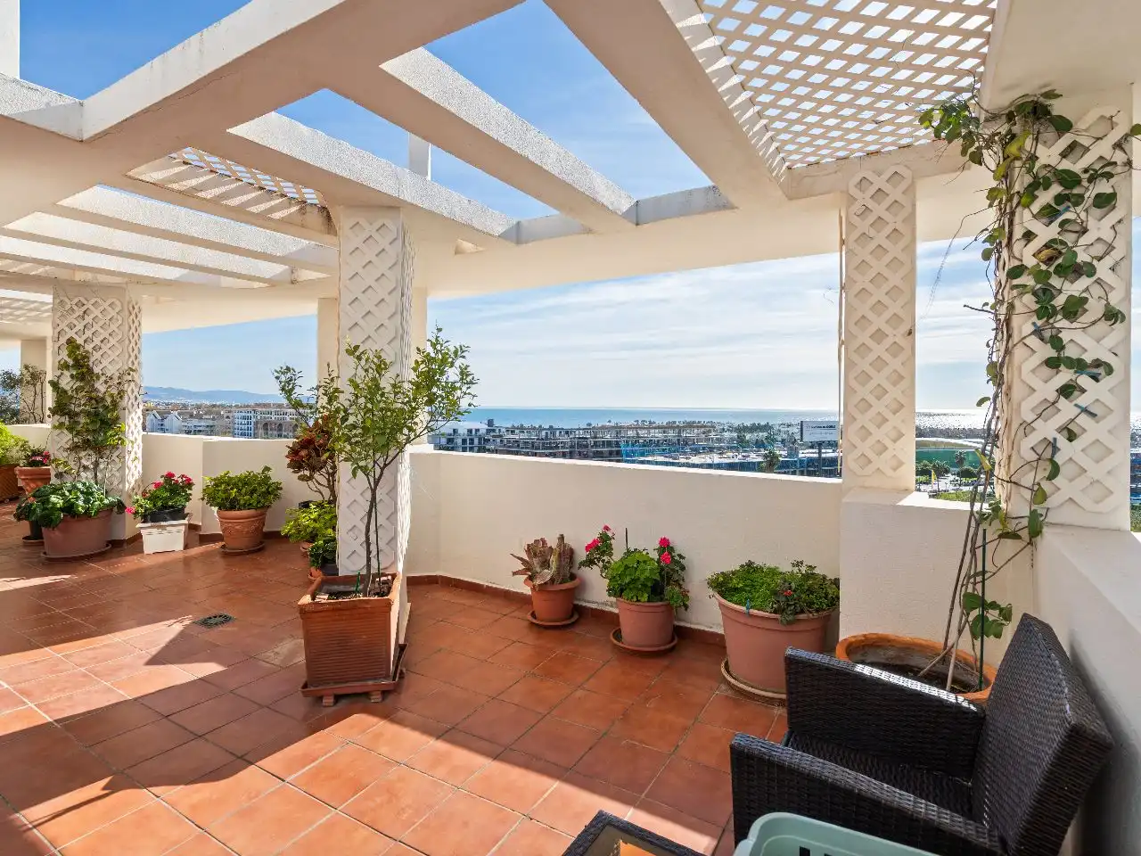 Terrace of Attic for sale in Marbella  with Air Conditioner, Terrace and Swimming Pool