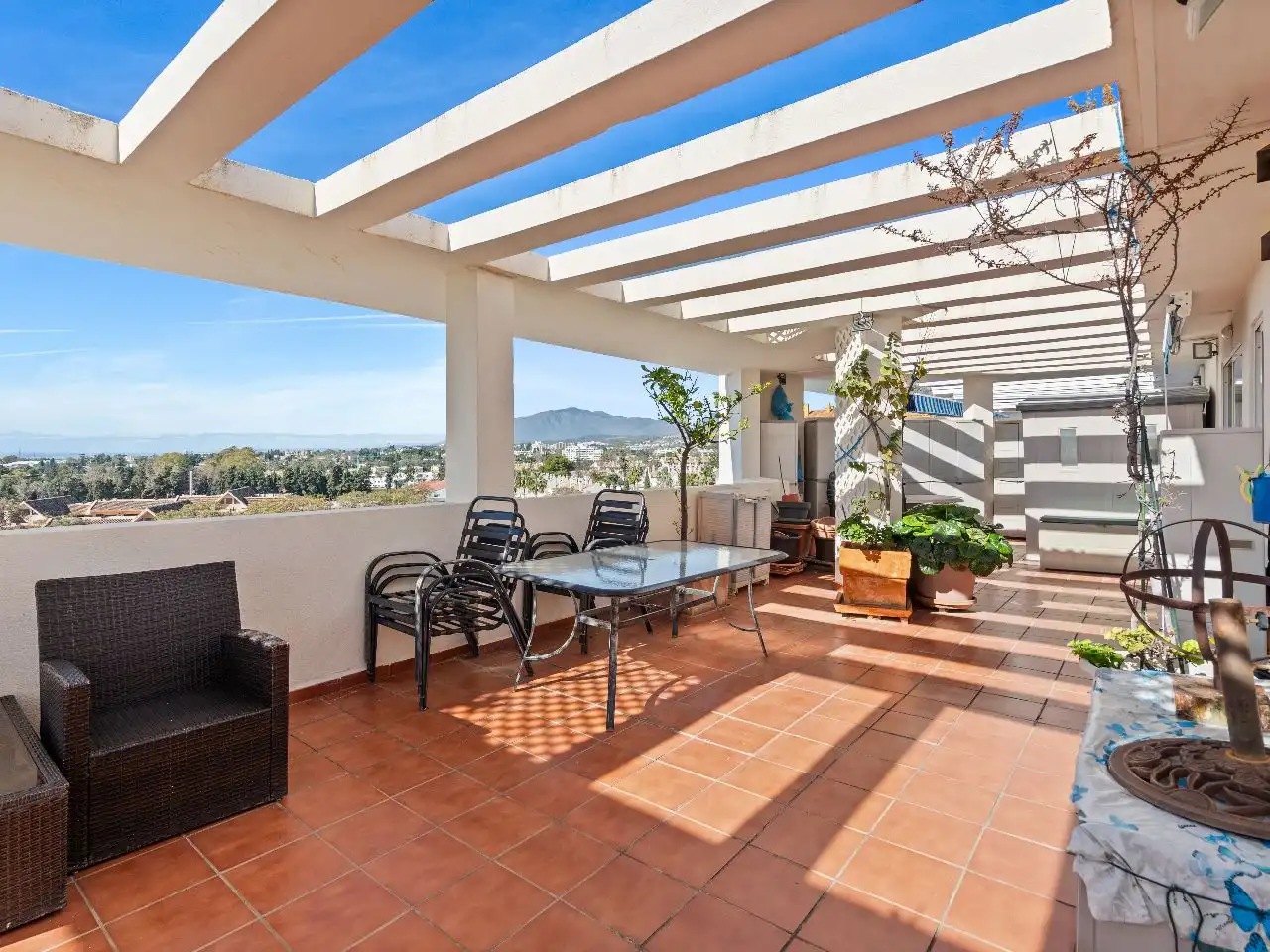 Terrace of Attic for sale in Marbella  with Air Conditioner, Terrace and Swimming Pool