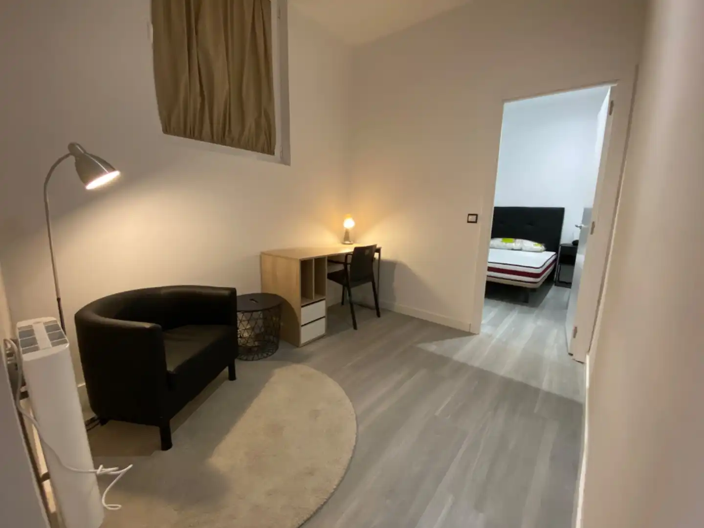 Habitación de Apartamento de alquiler en  Madrid Capital con Aire acondicionado