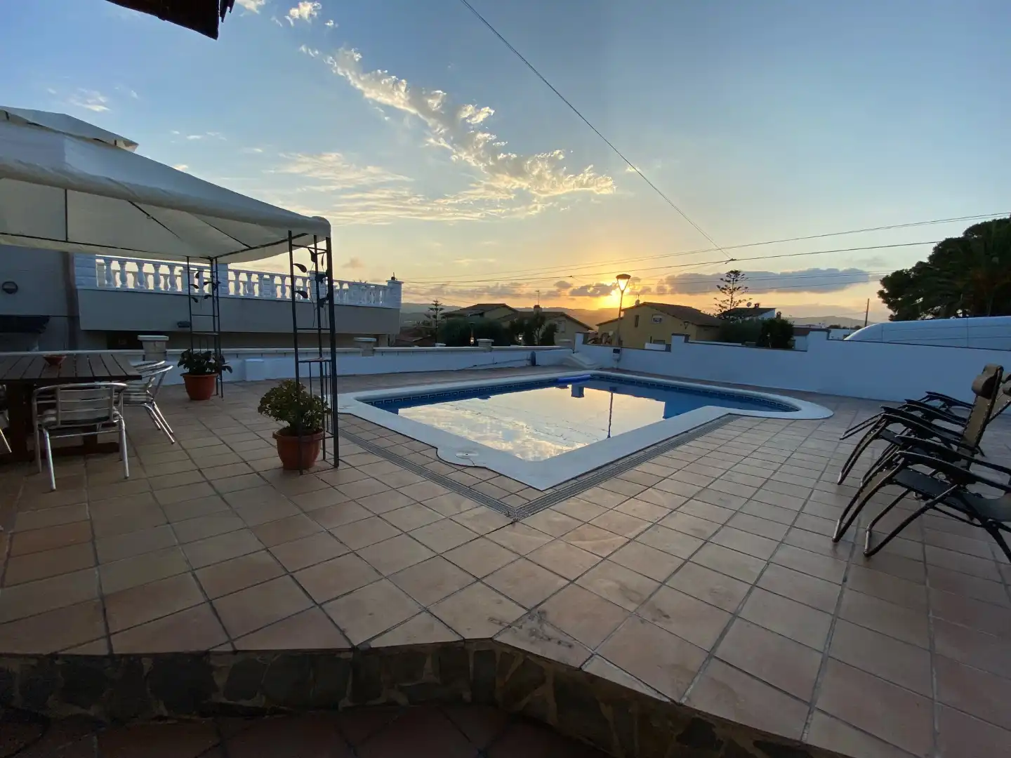 Piscina de Casa o xalet de lloguer en El Vendrell amb Aire condicionat, Terrassa i Piscina