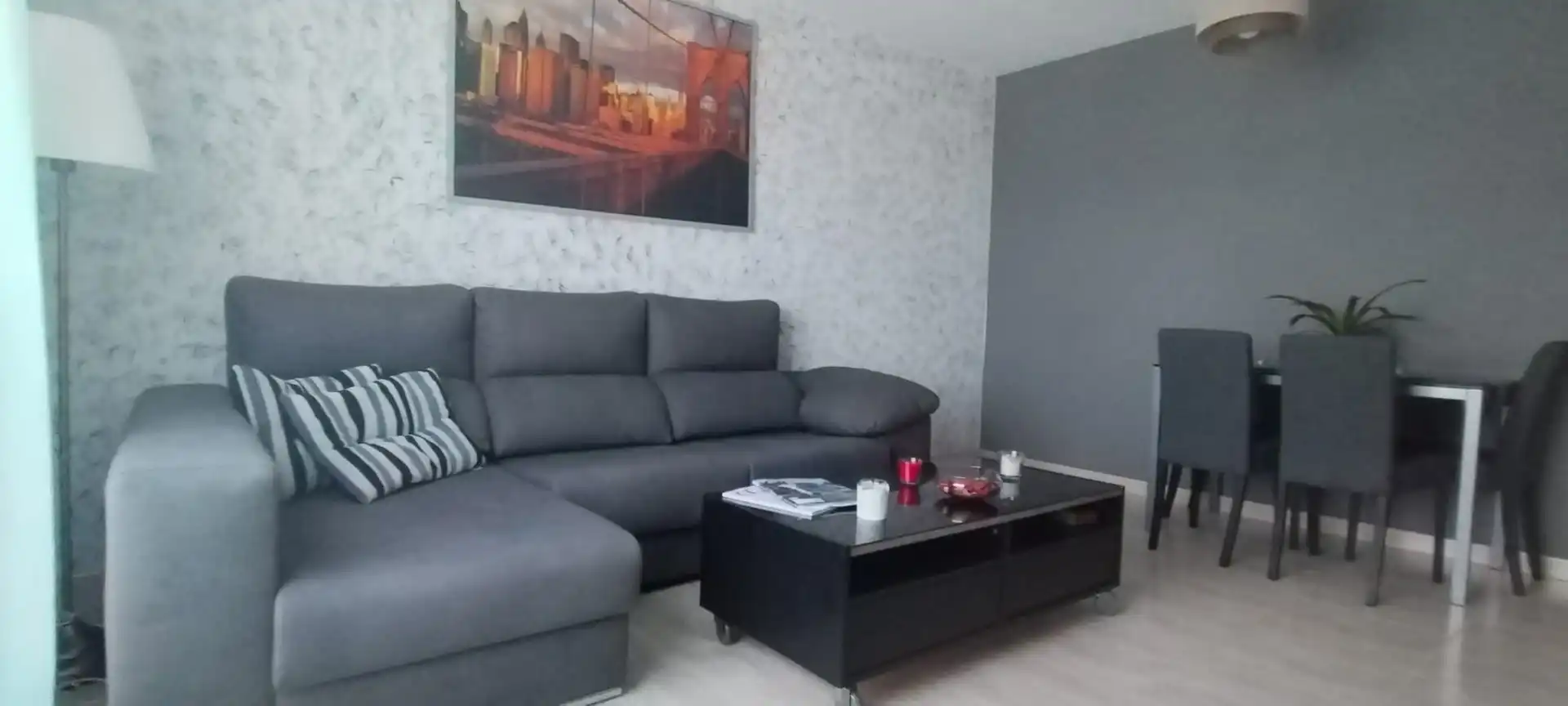 Wohnzimmer von Wohnung zur Miete in Las Palmas de Gran Canaria mit Terrasse und Balkon