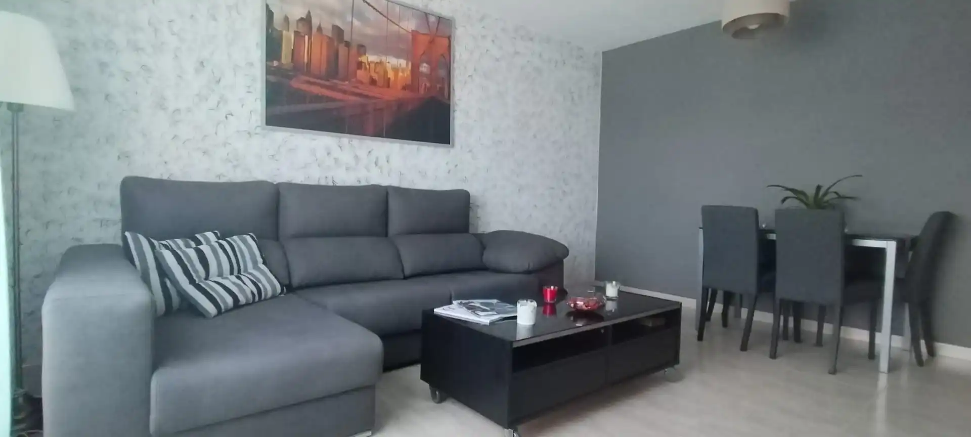 Wohnzimmer von Wohnung zur Miete in Las Palmas de Gran Canaria mit Terrasse und Balkon
