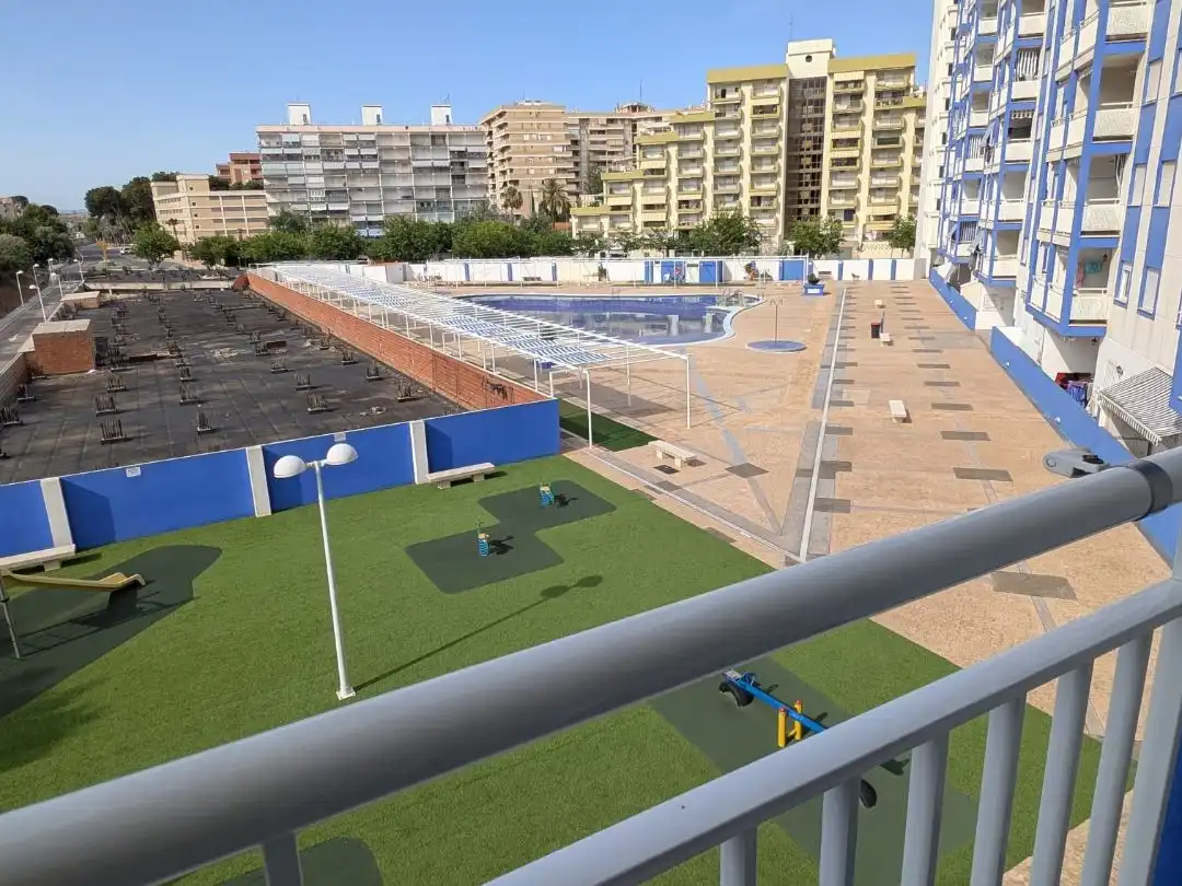 Wohnungen zur Miete in Avenida Columbretes, 4, Playa de la Concha Schwimmbecken von Wohnungen zur Miete in Oropesa del Mar / Orpesa mit Klimaanlage, Terrasse und Schwimmbad