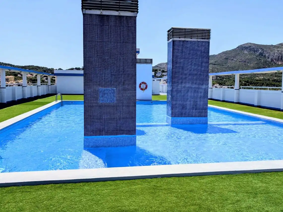 Wohnungen zur Miete in Avenida Columbretes, 4, Playa de la Concha Schwimmbecken von Wohnungen zur Miete in Oropesa del Mar / Orpesa mit Klimaanlage, Terrasse und Schwimmbad